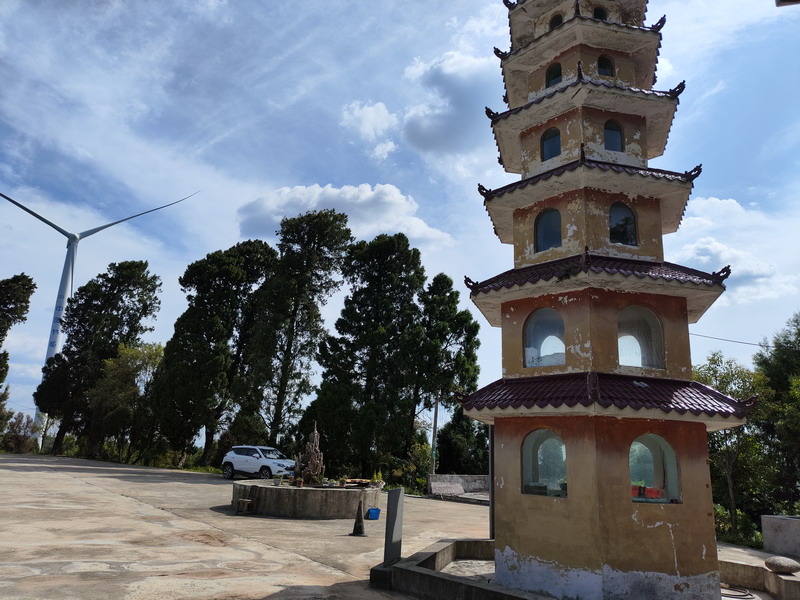 剑阁县木马镇停船寺七宝塔